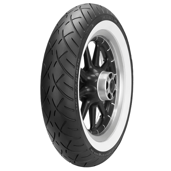 Pneu Moto 130/90-16 ME888 Faixa Branca Dianteiro TL 67H Metzeler