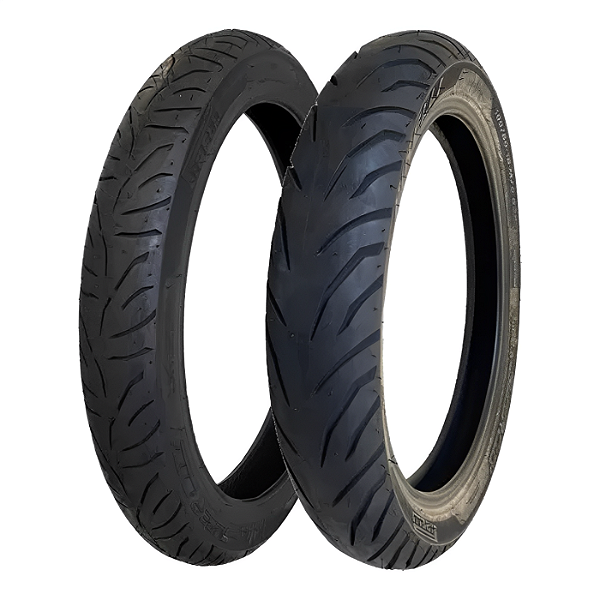 Par Pneu 2.75-18 + 90/90-18 Super City Pirelli Sem Câmara
