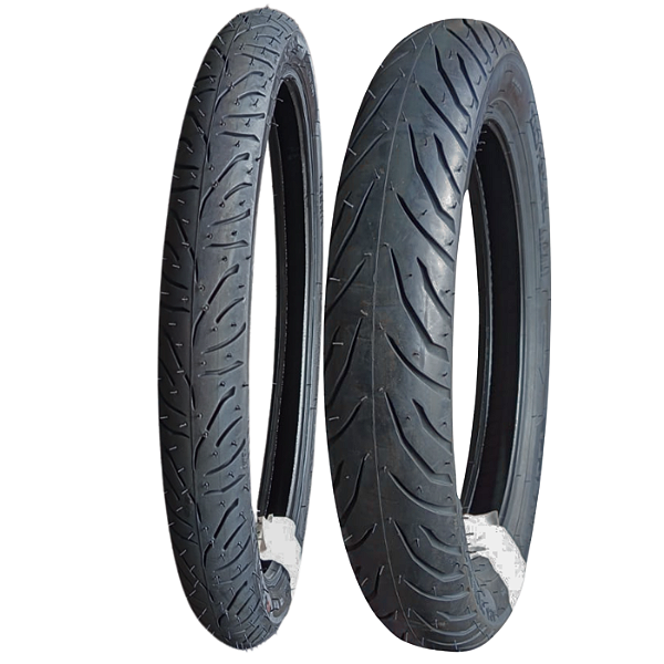 Par Pneu 60/100-17 + 80/100-14 Super City Pirelli Com Câmara