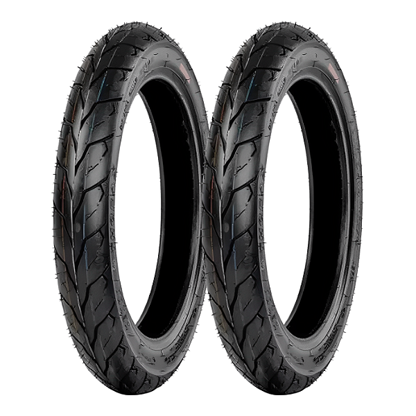 Kit 2x Pneu 2.50-18 TT 40P K677 Thorax Kenda