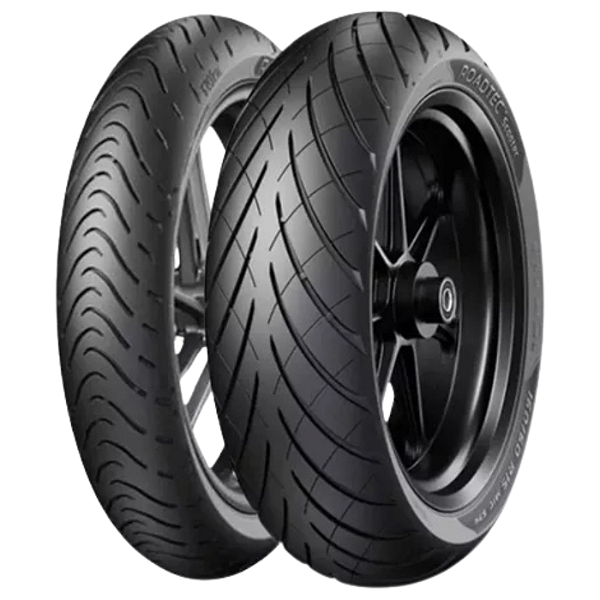 Par Pneu 90/90-12 + 100/90-10 Roadtec Scooter Metzeler Sem Câmara