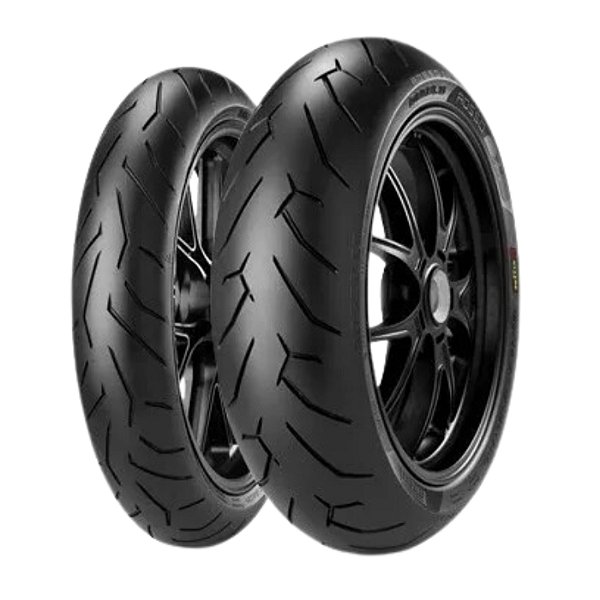 Par Pneus 120/70R17 e 200/50R17 Diablo Rosso 2 Pirelli