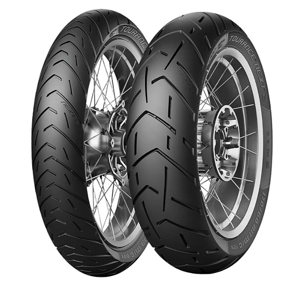 Par Pneu 100/90-19 + 150/70R17 Tourance Next 2 Metzeler Sem Câmara