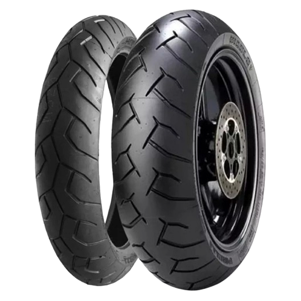 Par Pneu 120/70R17 + 180/55R17 Diablo Pirelli Sem Câmara