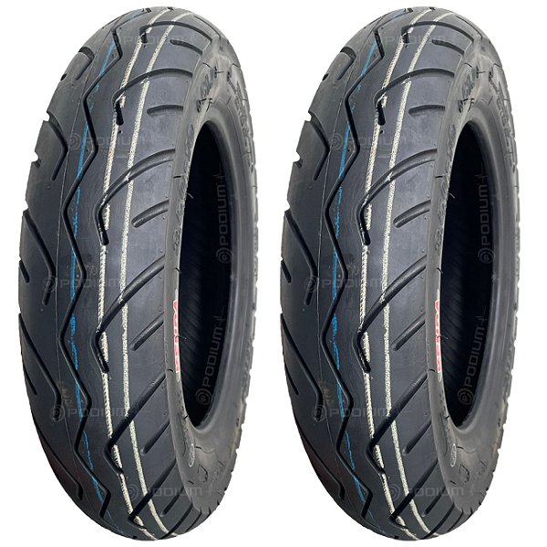 Par Pneu Moto 3.50-10 K348 SCOOTER TL Kenda