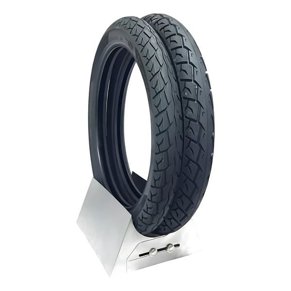 Par Pneu 60/100-17 + 80/100-14 Matrix Levorin Com Câmara