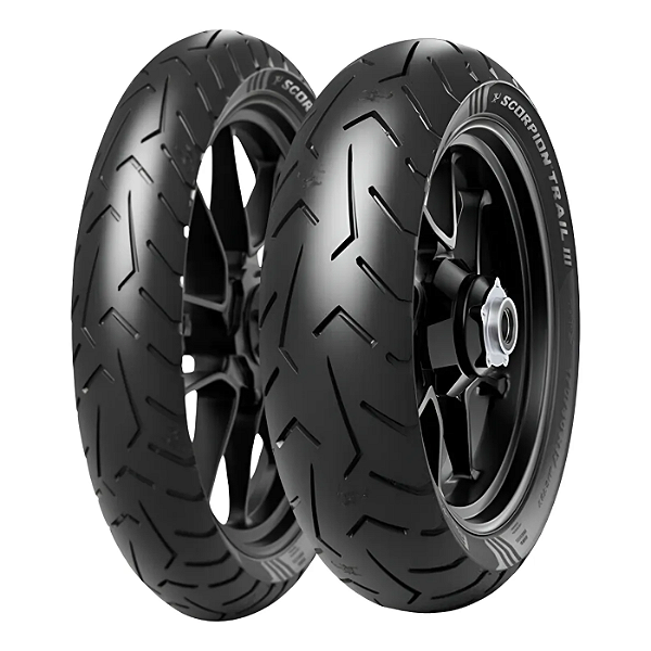 Par Pneu Pirelli 110/80R19 + 140/80R17 Scorpion Trail 3 Pirelli