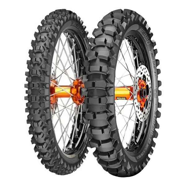 Par Pneu Metzeler 80/100-21 + 100/100-18 MC360 Mid Soft TT Metzeler