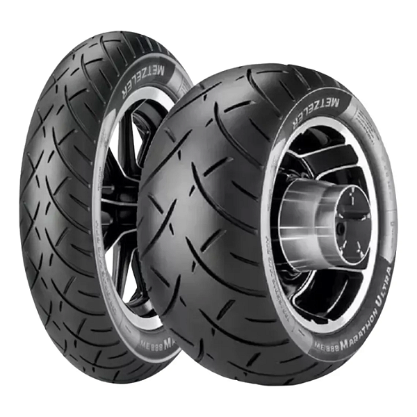 Par Pneu 120/70B21 + 280/35R18 Me888 Metzeler Sem Câmara