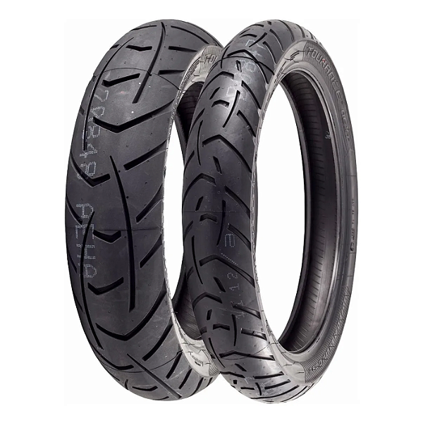 Par Pneu 120/70R19 + 170/60R17 Tourance Next Metzeler Sem Câmara