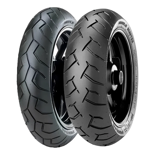 Par Pneu Moto 120/80-14 + 150/70-13 Diablo Scooter Pirelli TL