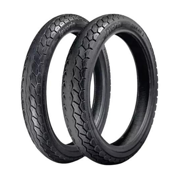 Par Pneu 60/100-17 + 80/100-14 Dakar 2 Levorin Sem Câmara