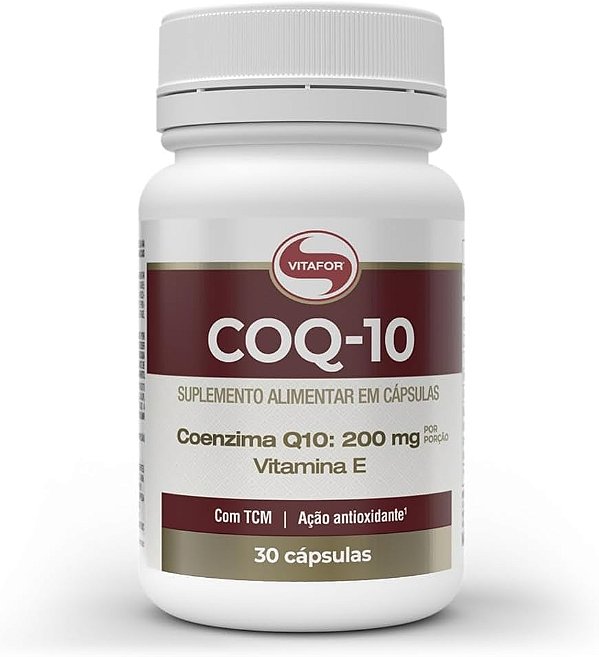 Coenzima Q10 - 200mg p/ porção - Vitafor