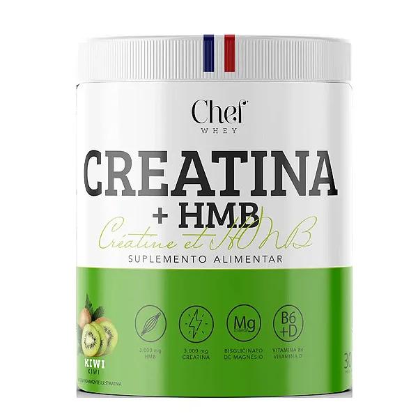Créatine et HMB Chef Whey Creatina para Força, Resistência e Recuperação Muscular