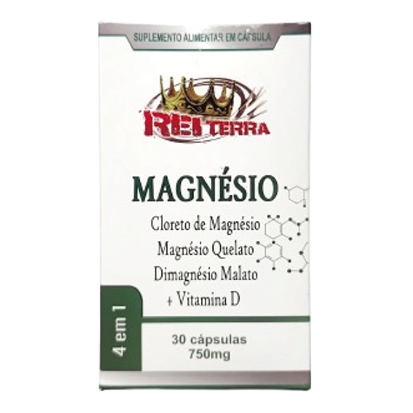 Magnésio - Cloreto de Magnésio, Magnésio Quelato, Dimagnésio Malato + Vitamina D