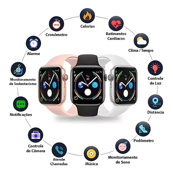 Relógio Inteligente Smartwatch W35+ Basik (RELOGIOW35)