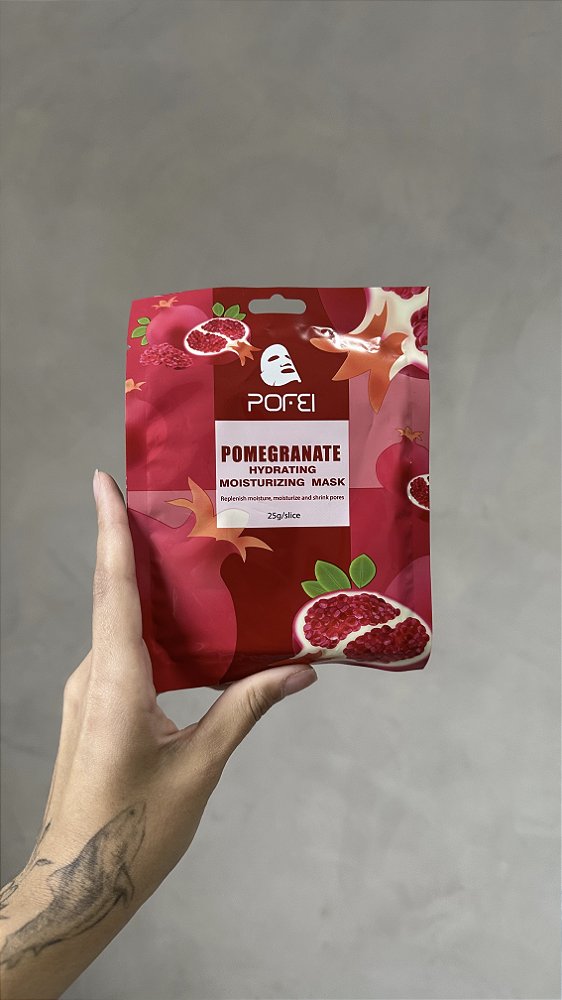 Máscara Skincare romã