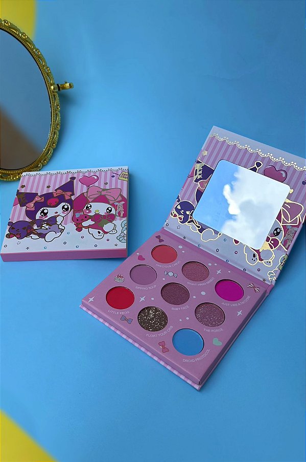 Paleta kuromi e My Melody