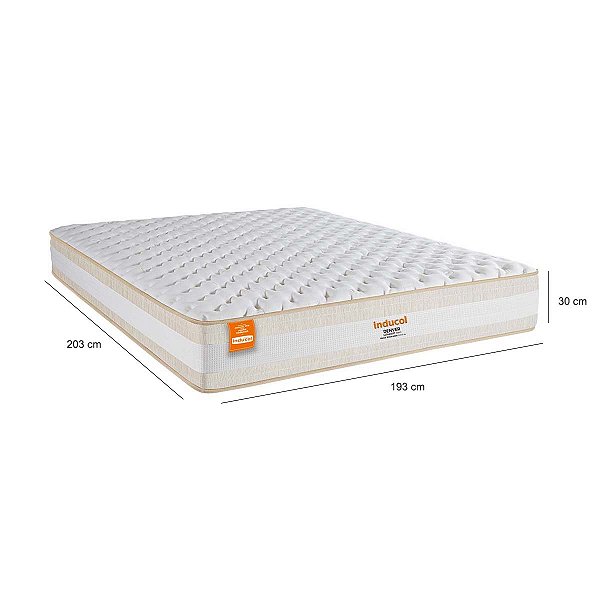 COLCHÃO KING DENVER MOLAS ENSACADAS ULTRASOFT INDUCOL 1,93 X 2,03