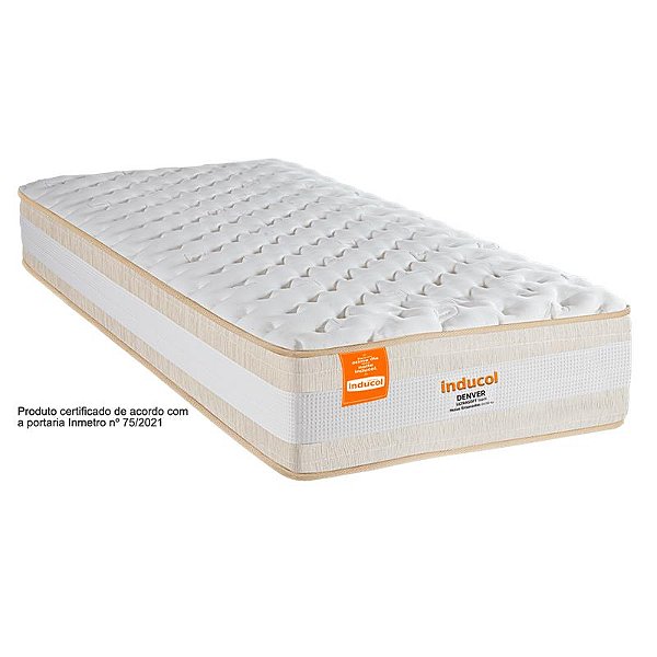 COLCHÃO CASAL DENVER MOLAS ENSACADAS ULTRASOFT INDUCOL 96 X 2,03