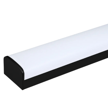 CTB LUMINARIA LED SOBREPOR LINEAR 72W, MULTICOR(3000K,4000K,6500K), 7560lm, IP20, IRC>80, 1200x60x45mm, PRETO