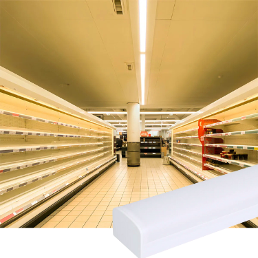 CTB LUMINARIA LED SOBREPOR LINEAR 72W, MULTICOR(3000K,4000K,6500K), 7560lm, IP20, IRC>80, 1200x60x45mm, BRANCO