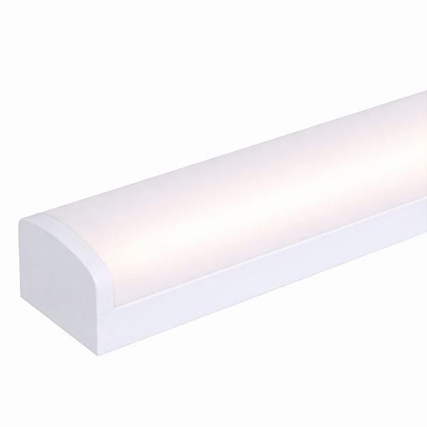 Luminária Linear LED Sobrepor 72W Multicor Bivolt 120cm Branco