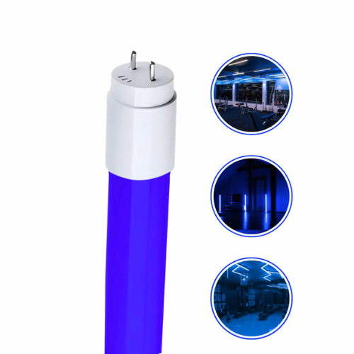 CTB LAMPADA TUBO LED T8 18W AZUL 120CM LIGAÇÃO 1 LADO