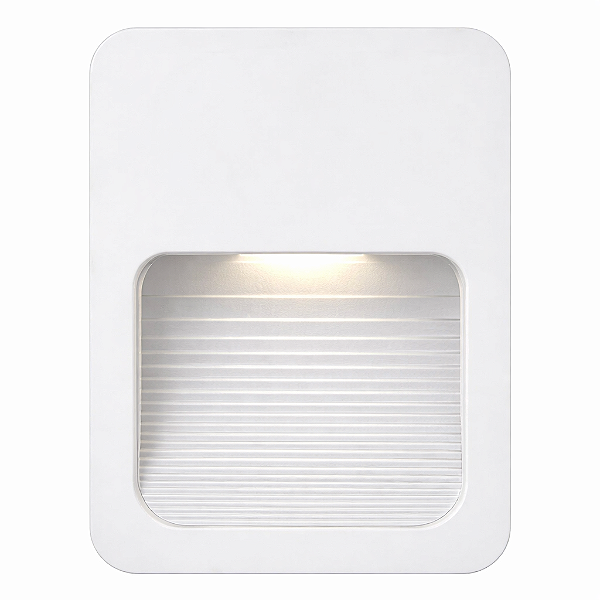 Balizador LED Parede 2W 3000K Branco Quente Bivolt Externo