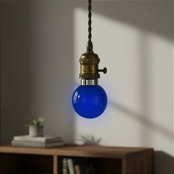 OPUS - LÂMPADA MINI BULBO LED, 3W, AZUL, 270lm, E27, G45, BIVOLT