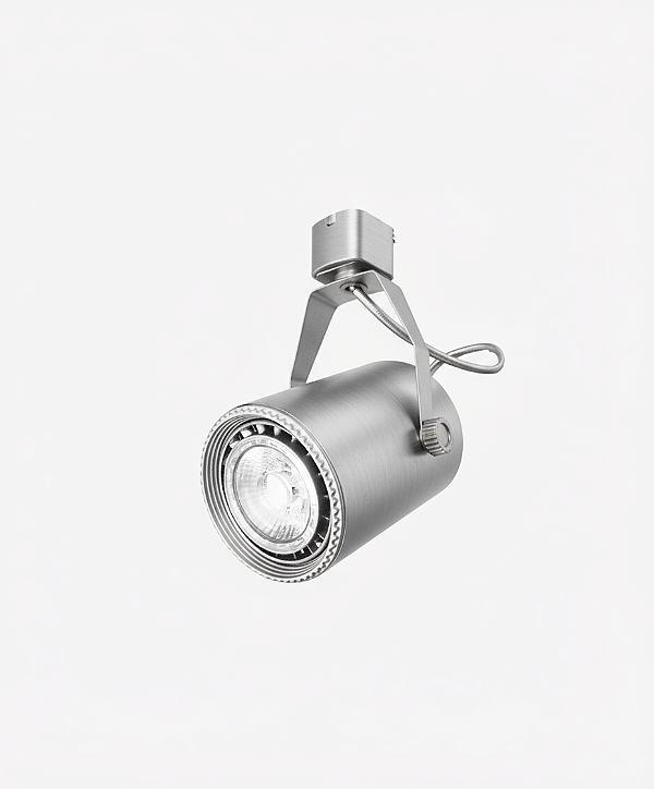 Spot Cilindrico Orbital para Trilho PAR20 E27 IP20 Bivolt Prata