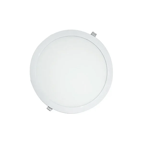 Painel de LED Embutir Redondo 18W 6500K 1440lm IP20 Bivolt Branco