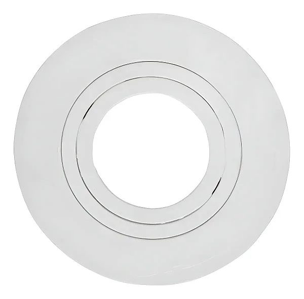 Luminaria De Embutir Face Plana Redonda Par30 Direcionavel Abs Cor Branco