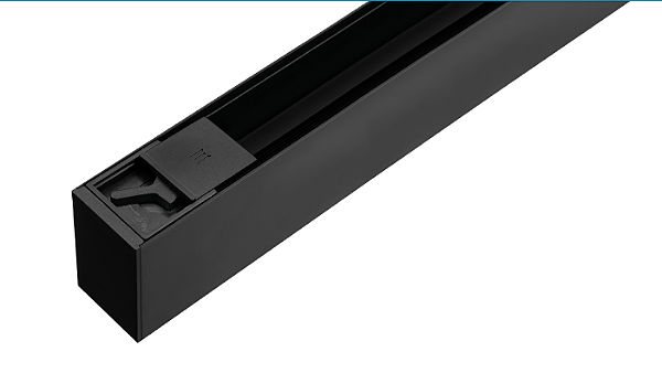Trilho Eletrificado SobreporTrace 1m Stella Bivolt Preto