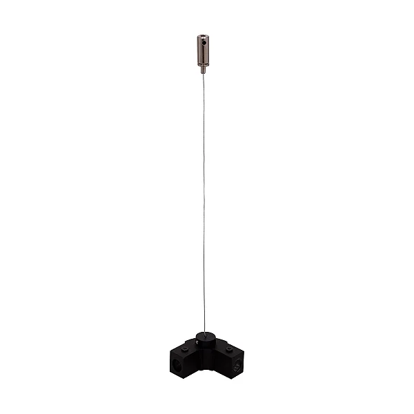 Acessório Fit 15 Conector L Para Pendente Linear Metal Preto