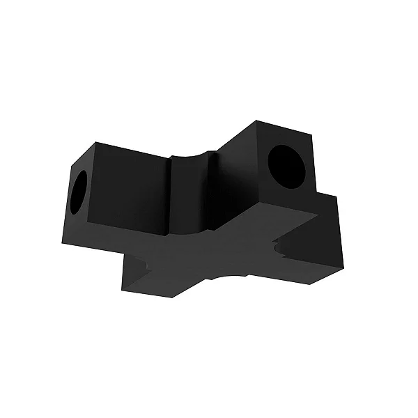 Acessório Junção X Sistema Linear Perfil Aéreo Preto Fit15