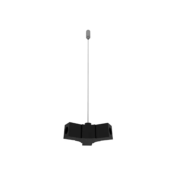 Acessório Fit 15 Conector Y Para Pendente Linear Metal preto