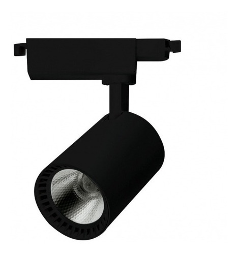 Spot P/trilho 30W 3000K Bivolt 1890lm Ip20 Bivolt Preto