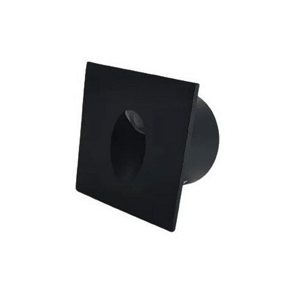 Balizador Led Vision 3w 3000k 150lm Bivolt Preto Ip65 Cor da luz:Branco-quente/Preto;Voltagem:110V/220V