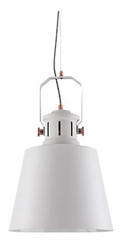 Pendente Industrial Balthasar Até 40w 1x Lâmpada Filamento Bivolt Branco