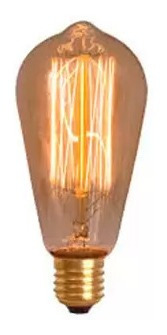 Lâmpada De Resistência Carbono St64 Squirrel Cage 40w 2200K 110v
