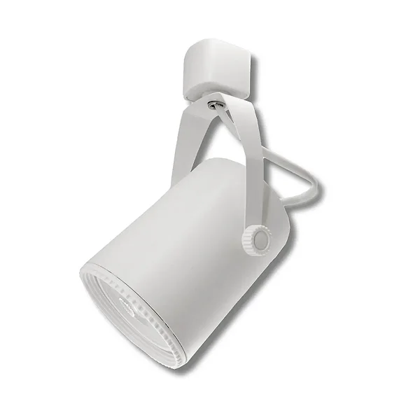 Spot Par30 Led Trilho Eletrificado E27 Ajustável Classic Branco
