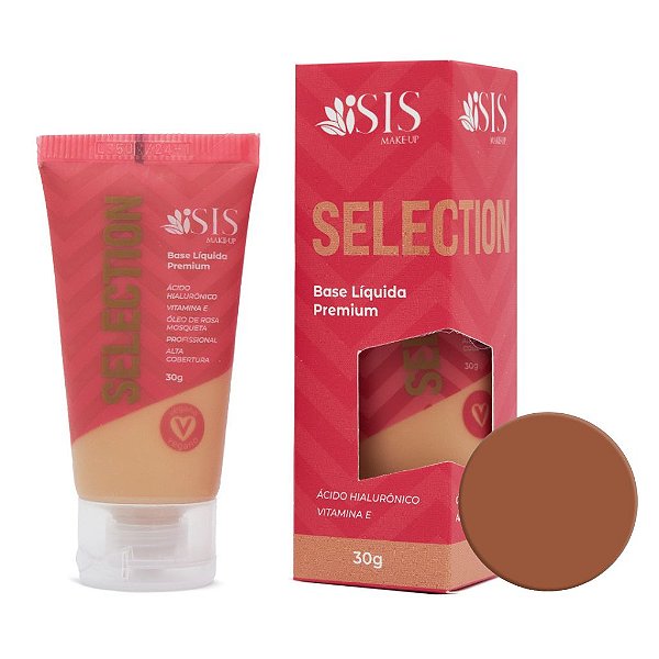 Base Líquida Premium Isis Make Up - Cor 16 á 18 de 30g Cor:18 (723436)