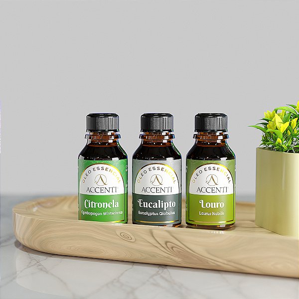 Kit Bem-estar & Protege de Óleos Essenciais - Accenti