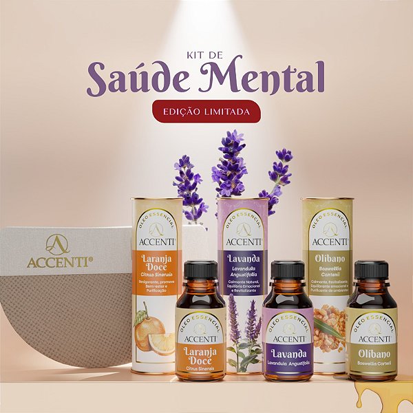 Kit Saúde Mental de Óleos Essenciais - Accenti