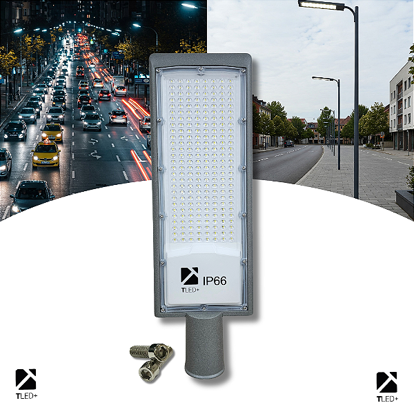 LUMINÁRIA DE POSTE TLED 110W 6500K - BRANCO FRIO