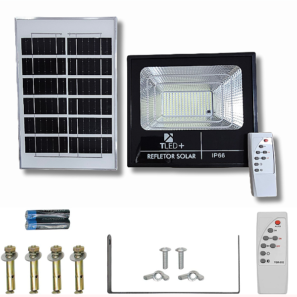 REFLETOR SOLAR TLED 80W 6500K - BRANCO FRIO
