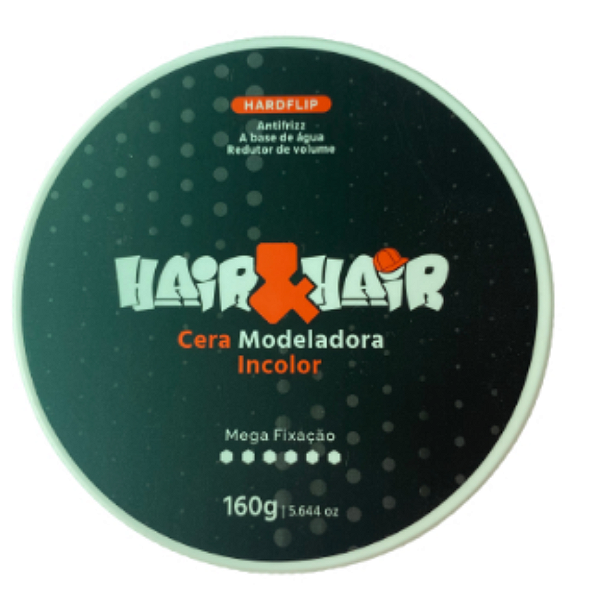Pomada Hair & Hair Cera Modeladora 160g Antifrizz