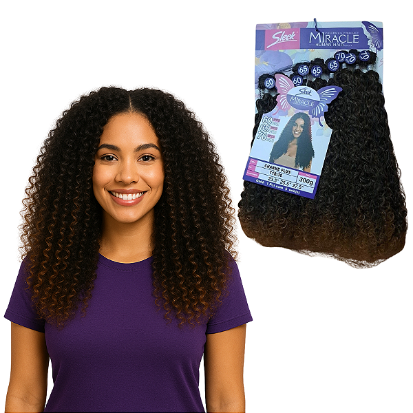 Cabelo Miracle Charme Plus Sleek - 300g