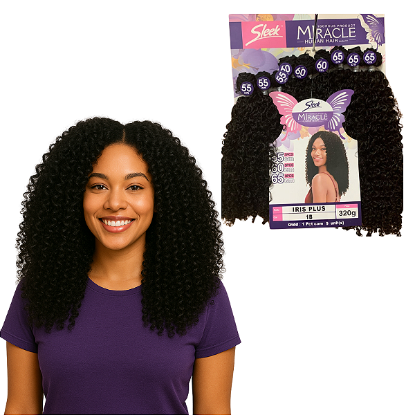 Cabelo Miracle Iris Plus SLEEK 320G